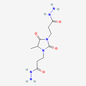 4-Methyl-2,5-dioxoimidazolidine-1,3-di(propionohydrazide)