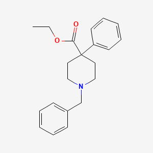 B1267880 Ethyl 1-benzyl-4-phenylpiperidine-4-carboxylate CAS No. 72216-57-0
