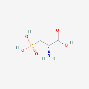 molecular formula C3H8NO5P B1267884 3-Phosphono-D-alanine CAS No. 128241-72-5