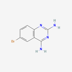 molecular formula C8H7BrN4 B1267890 6-Bromoquinazoline-2,4-diamine CAS No. 50440-75-0