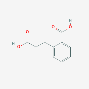 molecular formula C10H10O4 B1267892 2-(2-Carboxyethyl)benzoic acid CAS No. 776-79-4
