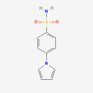 molecular formula C10H10N2O2S B1267893 4-(1h-Pyrrol-1-yl)benzenesulfonamide CAS No. 5438-30-2