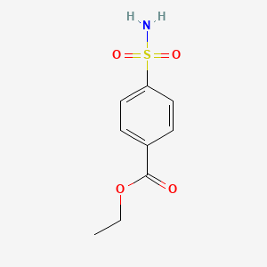 molecular formula C9H11NO4S B1267895 Ethyl 4-sulfamoylbenzoate CAS No. 5446-77-5