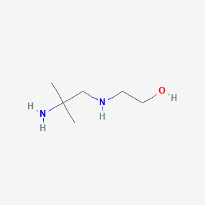 molecular formula C6H16N2O B1267896 2-[(2-氨基-2-甲基丙基)氨基]乙醇 CAS No. 68750-16-3
