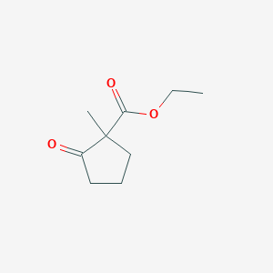 molecular formula C9H14O3 B1267900 Ethyl 1-methyl-2-oxocyclopentanecarboxylate CAS No. 5453-88-3