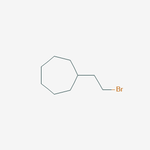 molecular formula C9H17B B1267901 (2-Bromoethyl)cycloheptane CAS No. 22579-30-2