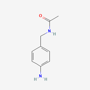 molecular formula C9H12N2O B1267911 N-[(4-氨基苯基)甲基]乙酰胺 CAS No. 99362-10-4