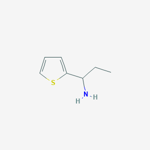 molecular formula C7H11NS B1267913 1-(噻吩-2-基)丙-1-胺 CAS No. 6315-55-5
