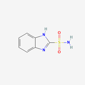 molecular formula C7H7N3O2S B1267914 1H-苯并咪唑-2-磺酰胺 CAS No. 5435-31-4