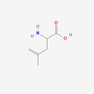 molecular formula C6H11NO2 B1267920 2-Amino-4-methyl-4-pentenoic acid CAS No. 3566-52-7