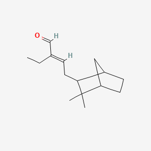 4-(3,3-Dimethylbicyclo(2.2.1)hept-2-yl)-2-ethyl-2-butenal