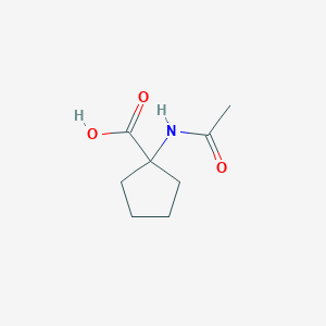 molecular formula C8H13NO3 B1267922 1-Acetamidocyclopentane-1-carboxylic acid CAS No. 4854-46-0
