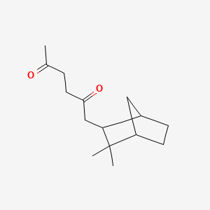 1-(3,3-Dimethylbicyclo(2.2.1)hept-2-yl)hexane-2,5-dione