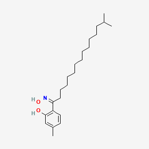 1-(2-Hydroxy-4-methylphenyl)isohexadecan-1-one oxime