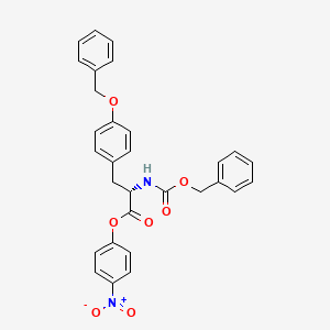 4-Nitrophenyl O-benzyl-N-((benzyloxy)carbonyl)-L-tyrosinate