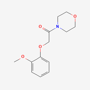 Morpholine, 4-((2-methoxyphenoxy)acetyl)-