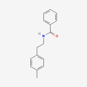 molecular formula C16H17NO B12679368 Benzamide, N-(p-methylphenethyl)- CAS No. 3278-15-7