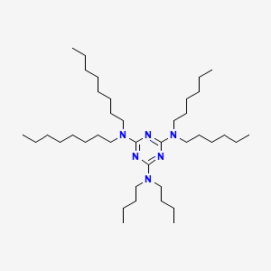 N,N-Dibutyl-N',N'-dihexyl-N'',N''-dioctyl-1,3,5-triazine-2,4,6-triamine