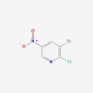 molecular formula C5H2BrClN2O2 B1267941 3-Bromo-2-chloro-5-nitropyridine CAS No. 5470-17-7