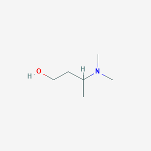 molecular formula C6H15NO B1267943 3-(二甲氨基)丁醇-1 CAS No. 2893-65-4