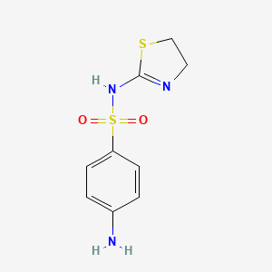 molecular formula C9H11N3O2S2 B1267944 4-氨基-N-(4,5-二氢噻唑-2-基)苯磺酰胺 CAS No. 32365-02-9