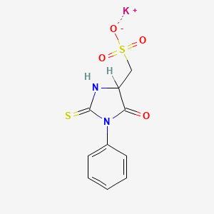 Potassium 5-oxo-1-phenyl-2-thioxoimidazolidine-4-methanesulphonate