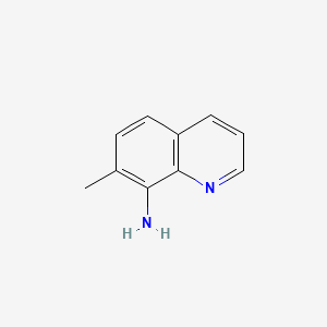 molecular formula C10H10N2 B1267949 7-Methylquinolin-8-amine CAS No. 5470-82-6
