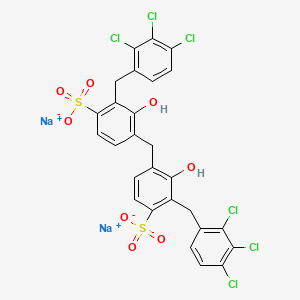 Disodium methylenebis(hydroxy((trichlorophenyl)methyl)benzenesulphonate)