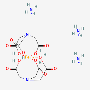 Triammonium bis(N,N-bis(carboxymethyl)glycinato(3-)-N,O,O')ferrate(3-)