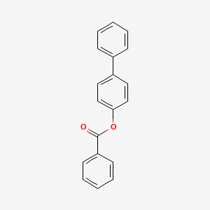 molecular formula C19H14O2 B1267953 4-Biphenylyl benzoate CAS No. 2170-13-0