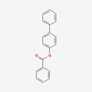 molecular formula C19H14O2 B1267953 4-联苯基苯甲酸酯 CAS No. 2170-13-0