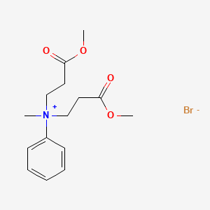 N,N-Bis(3-methoxy-3-oxopropyl)-N-methylanilinium bromide