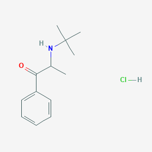 molecular formula C13H20ClNO B126796 2-(叔丁基氨基)丙基苯酮盐酸盐 CAS No. 63199-74-6