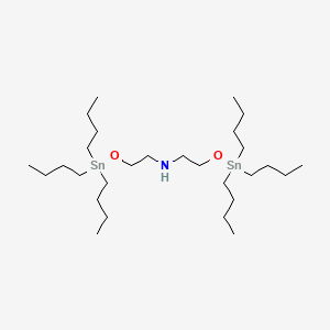 2-[(Tributylstannyl)oxy]-N-[2-[(tributylstannyl)oxy]ethyl]ethylamine