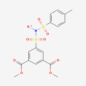 Dimethyl 5-(N-tosylsulphamoyl)isophthalate, potassium salt