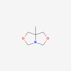 molecular formula C6H11NO2 B1267967 1H,3H,5H-恶唑并[3,4-c]恶唑，二氢-7a-甲基- CAS No. 7747-34-4