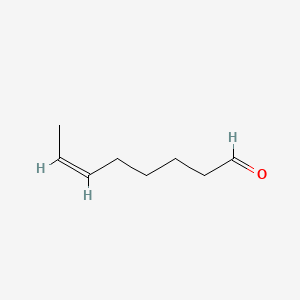 molecular formula C8H14O B12679693 6-Octenal, (6Z)- CAS No. 63196-64-5