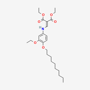 Diethyl (4-decyloxy-3-ethoxyanilino)methylenemalonate