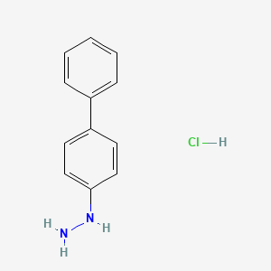 molecular formula C12H13ClN2 B1267976 联苯-4-基肼盐酸盐 CAS No. 63543-02-2