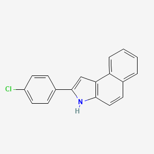 3H-Benz(e)indole, 2-(4-chlorophenyl)-