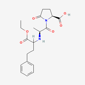 N-(1-(Ethoxycarbonyl)-3-phenylpropyl)-alanyl-pyroglutamic acid