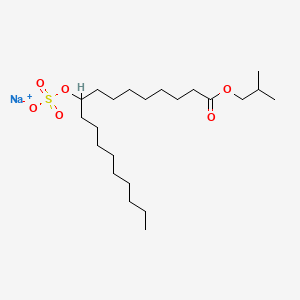 Sodium 1-(2-methylpropyl) 9-(sulphooxy)octadecanoate