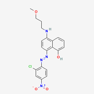 8-[(2-Chloro-4-nitrophenyl)azo]-5-[(3-methoxypropyl)amino]-1-naphthol