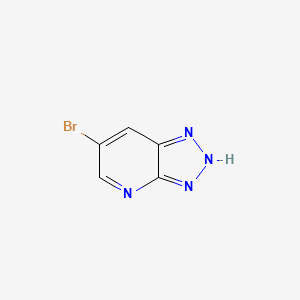 molecular formula C5H3BrN4 B1267996 6-溴-3H-[1,2,3]三唑并[4,5-b]吡啶 CAS No. 92276-38-5