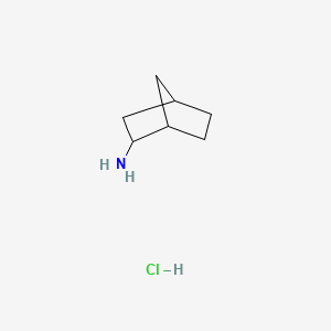 molecular formula C7H14ClN B1268012 Bicyclo[2.2.1]heptan-2-amine hydrochloride CAS No. 65481-69-8