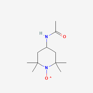 molecular formula C11H21N2O2 B1268013 4-乙酰氨基-2,2,6,6-四甲基哌啶 1-氧基 CAS No. 14691-89-5