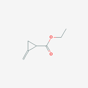 molecular formula C7H10O2 B1268014 2-甲叉环丙-1-羧酸乙酯 CAS No. 18941-94-1
