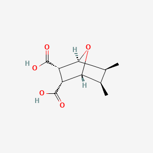 7-Oxabicyclo(2.2.1)heptane-2,3-dicarboxylic acid, 5,6-dimethyl-, (2-exo,3-exo,5-endo,6-endo)-