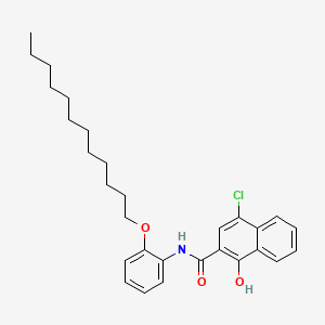 4-Chloro-N-[2-(dodecyloxy)phenyl]-1-hydroxynaphthalene-2-carboxamide