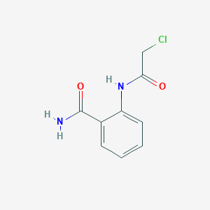 molecular formula C9H9ClN2O2 B1268020 2-[(Chloroacetyl)amino]benzamide CAS No. 21721-78-8